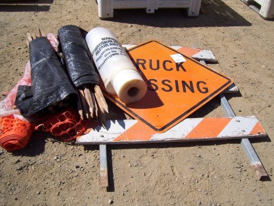 Construction Fencing & Construction Signs.
