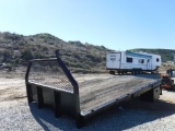 12' x 8' Flatbed w/Toolboxes.