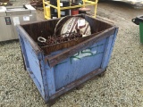 Crate of Misc Chain, Cable,