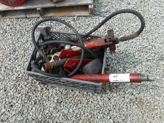 Crate of Auto Body Work Tools.