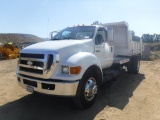 2008 Ford F650XL Dump Truck,