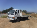 Isuzu NPR Flatbed Truck,