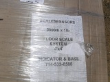 Unused Scalesensors 4'x4' Floor Scale,