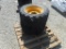 (2) Solideal 12-16.5 Tires & Rims,