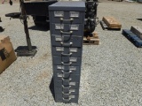 Metal Cabinet w/(10) Drawers.