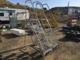 Lot of (2) Sets of Rolling Stairs.