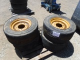 (4) 12-16.5 Tires & Rims.