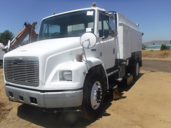 2000 Freightliner FL70 Air Bear Street Sweeper,