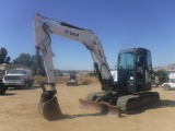 2012 Bobcat E80 Midi Excavator,