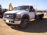 Ford F550 Flatbed Truck,