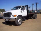 Ford F750 Flatbed Truck,