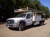 2006 Ford F550XL Super Duty Flatbed Truck,