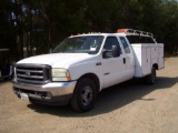 2004 Ford F350XL Extended Cab Service Truck,