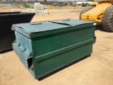 Dumpster w/Metal Lids.