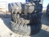 (3) Duramax 14.00-24TG Tires.