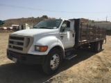 2004 Ford F650 Flatbed Truck,