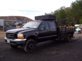 Ford F450 Crew Cab Dually Flatbed Truck,