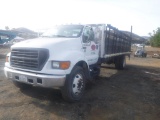 Ford F650XLT Flatbed Truck,
