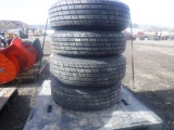 (4) Unused ST225/75R15 Radial Trailer Tires