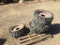 Pallet of (4) Solid Tire Rims, Fits Skid Steers.