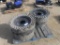(4) Tongyong 30x10-16/6.00 Solid Tires w/Rims.