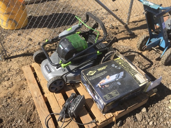 Pallet of Earthwise 21" Battery Powered Mower,