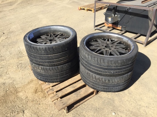 Pallet of (4) Michelin 255/30Z R22 Tires,