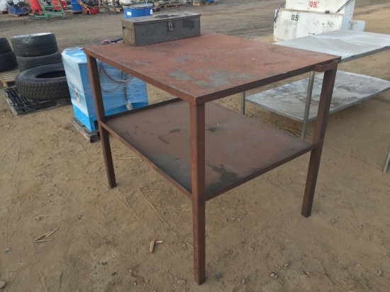 50' x 40" x 45" Steel Table.