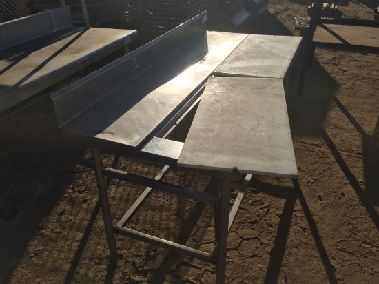 70" x 30" x 38" Stainless Steel Counter,