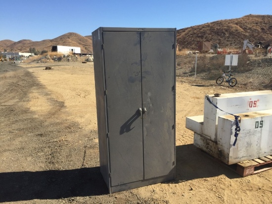 79" x 36" x 24" Metal Cabinet.