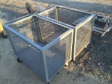 (2) Steel Mesh Carts.