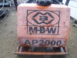 MBW 2000 Plate Compactor,