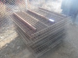 Pallet of 4' x 4' Steel Panels For Pallet Racks.