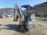 2012 Terex TC16 Mini Excavator,