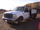 Ford F350 Flatbed Truck