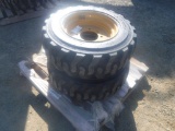 (2) Unused Loadmaxx 10-16.5 Tires and Rims,