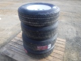 (4) Unused Gladiator ST225/75R15 Radial Tires