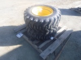 (2) Unused Camso SKS332 12-16.5 Tires and Rims,