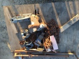 Pallet of Misc Items, Including Winch,