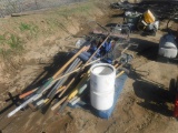 Pallet of Rakes, Shovels, Brooms,