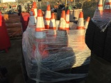 Pallet of Safety Cones.