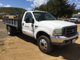 Ford F550 Flatbed Dump Truck,