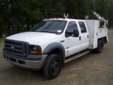 Ford F550XL Crew Cab Mechanics Truck,