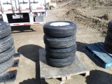 (4) Unused Rainier ST225/75R15 Radial Trailer