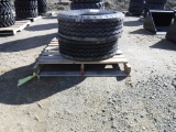 (2) Unused Turbo 11L-16 F3 Backhoe Tires & Rims.