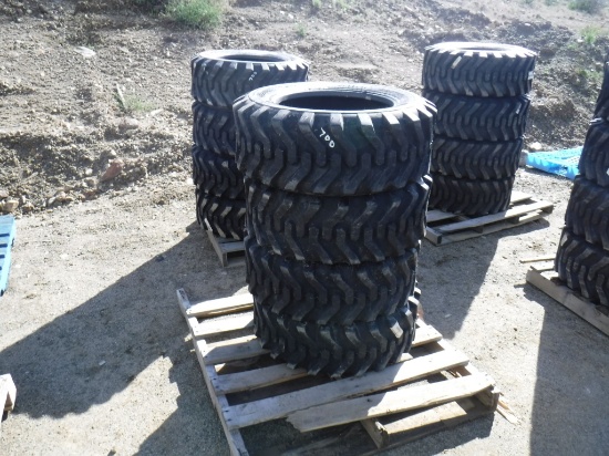 (4) Unused Camso SKS332 10-16.5 Skid Steer Tires.