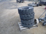 Forklift Tire, and (4) 18