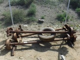 (4) Modular Home/Office Axles w/Tire & Rim.