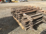 Pallet of (6) Wooden Stake Sides.