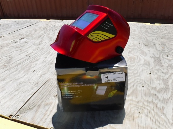 Unused Auto Darkening Welding Helmet.